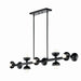 Kichler Canada - Ten Light Linear Chandelier - Palta - Black- Union Lighting Luminaires Decor