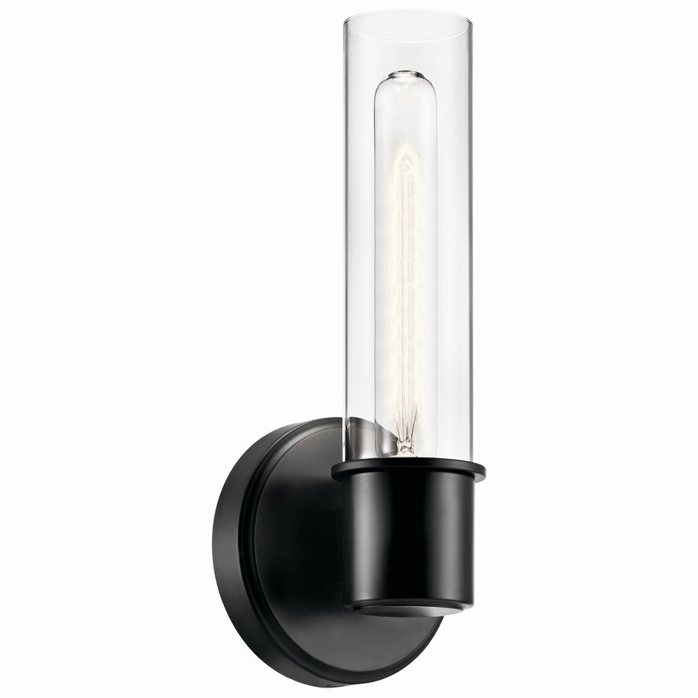 Kichler Canada - One Light Wall Sconce - Aviv - Black- Union Lighting Luminaires Decor