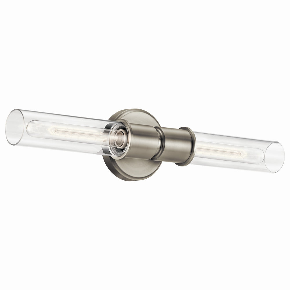 Kichler Canada - Two Light Wall Sconce - Aviv - Brushed Nickel- Union Lighting Luminaires Decor