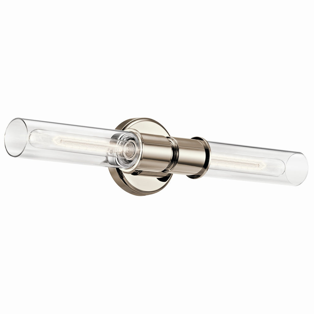 Kichler Canada - Two Light Wall Sconce - Aviv - Polished Nickel- Union Lighting Luminaires Decor
