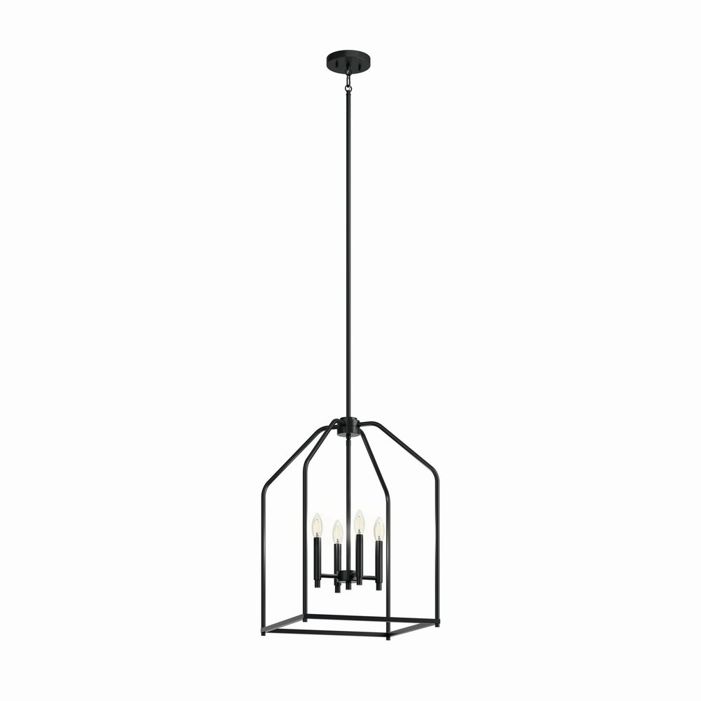 Kichler Canada - Four Light Foyer Pendant - Madden - Black- Union Lighting Luminaires Decor