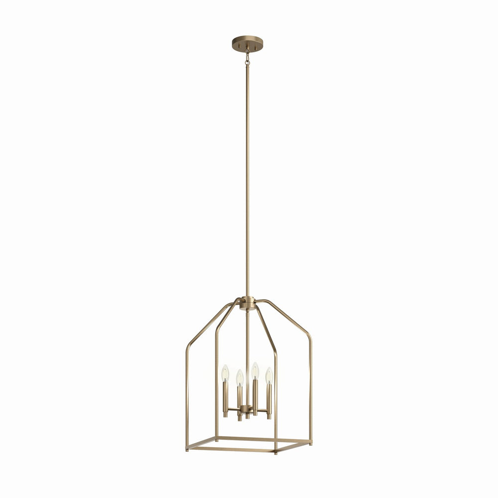 Kichler Canada - Four Light Foyer Pendant - Madden - Champagne Bronze- Union Lighting Luminaires Decor