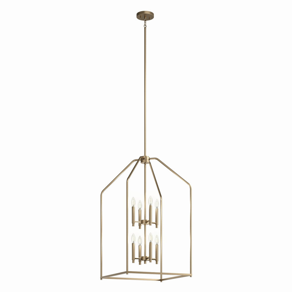 Kichler Canada - Eight Light Foyer Pendant - Madden - Champagne Bronze- Union Lighting Luminaires Decor
