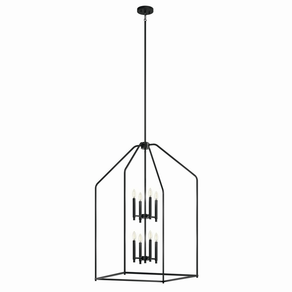 Kichler Canada - Eight Light Foyer Pendant - Madden - Black- Union Lighting Luminaires Decor