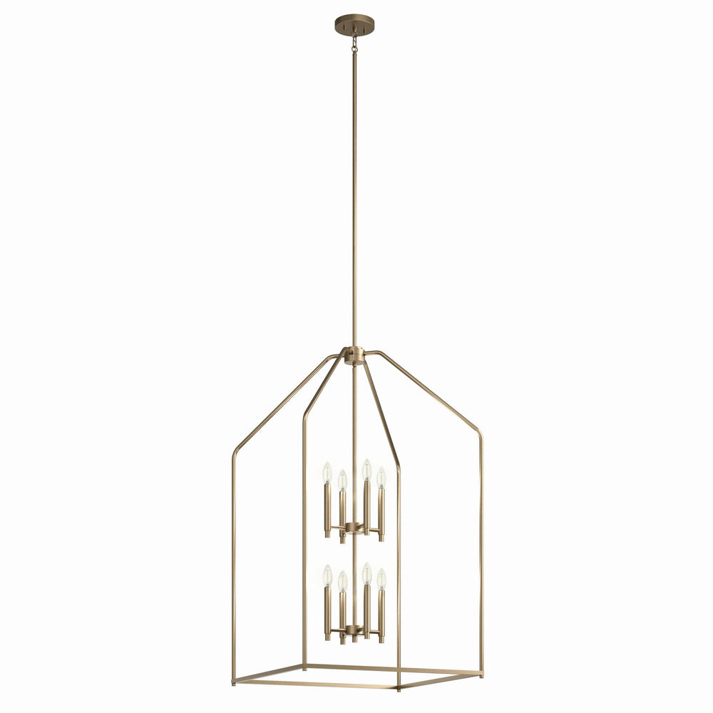 Kichler Canada - Eight Light Foyer Pendant - Madden - Champagne Bronze- Union Lighting Luminaires Decor