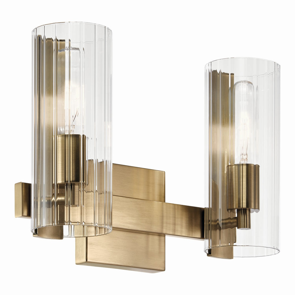 Kichler Canada - Two Light Vanity - Jemsa - Champagne Bronze- Union Lighting Luminaires Decor