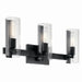 Kichler Canada - Three Light Vanity - Jemsa - Black- Union Lighting Luminaires Decor
