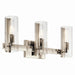 Kichler Canada - Three Light Vanity - Jemsa - Polished Nickel- Union Lighting Luminaires Decor