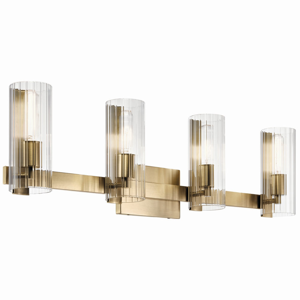 Kichler Canada - Four Light Vanity - Jemsa - Champagne Bronze- Union Lighting Luminaires Decor