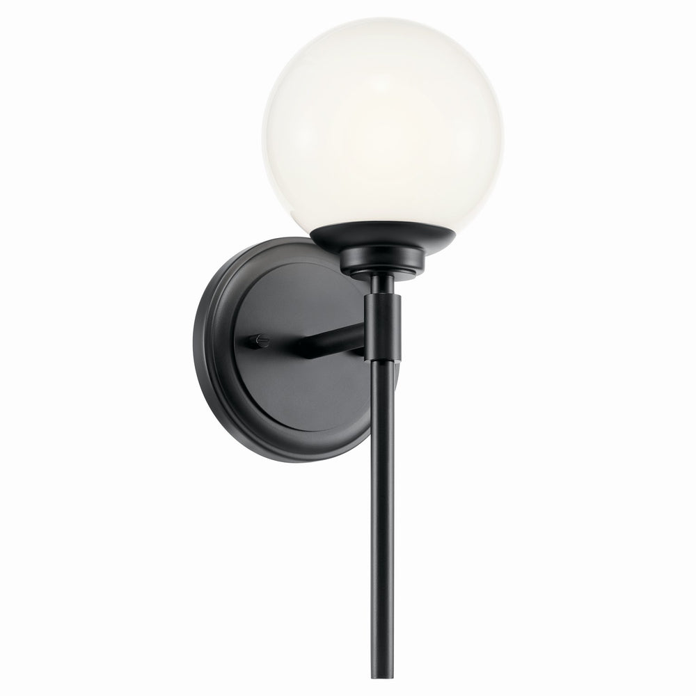 Kichler Canada - One Light Wall Sconce - Benno - Black- Union Lighting Luminaires Decor