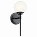 Kichler Canada - One Light Wall Sconce - Benno - Black- Union Lighting Luminaires Decor