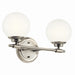 Kichler Canada - Two Light Vanity - Benno - Polished Nickel- Union Lighting Luminaires Decor