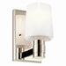 Kichler Canada - One Light Wall Sconce - Adani - Polished Nickel- Union Lighting Luminaires Decor