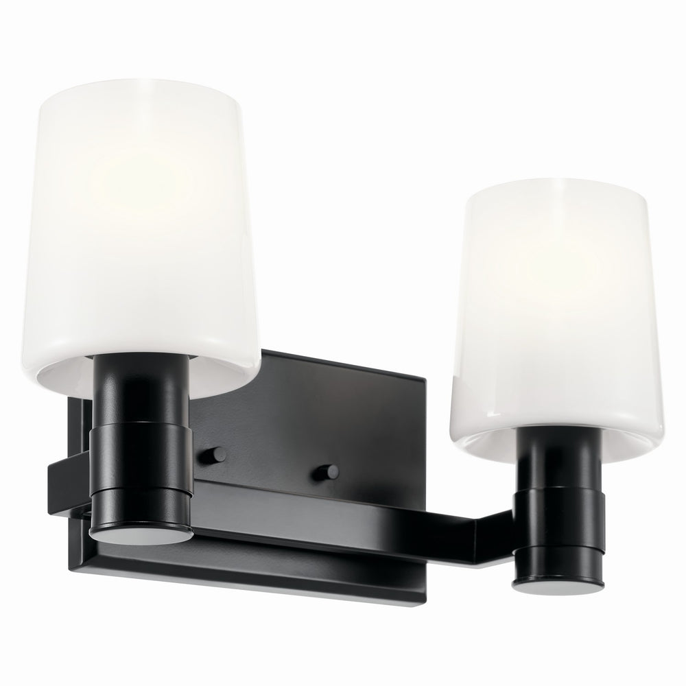 Kichler Canada - Two Light Vanity - Adani - Black- Union Lighting Luminaires Decor