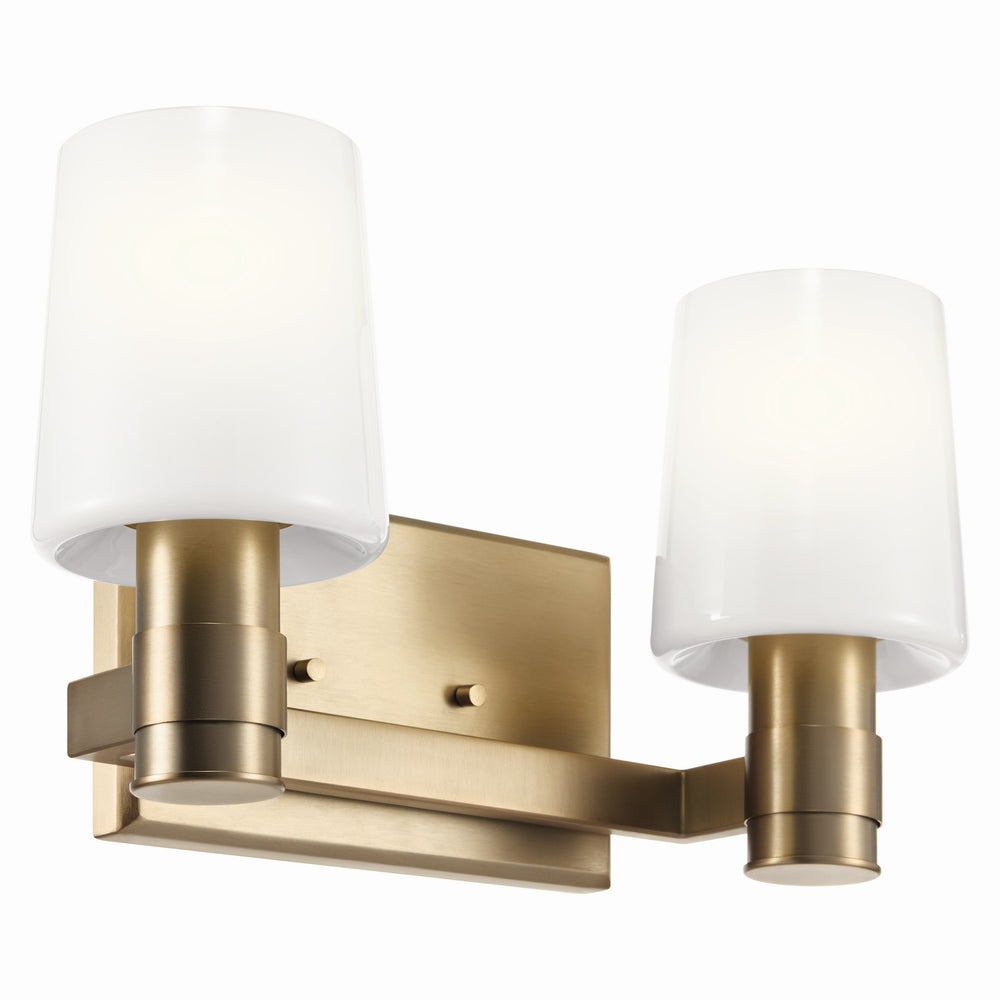 Kichler Canada - Two Light Vanity - Adani - Champagne Bronze- Union Lighting Luminaires Decor