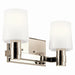 Kichler Canada - Two Light Vanity - Adani - Polished Nickel- Union Lighting Luminaires Decor