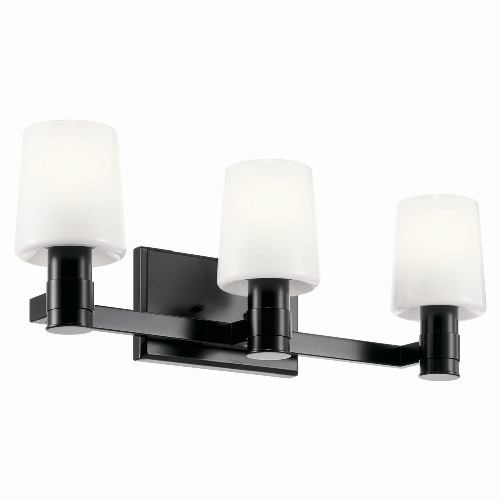 Kichler Canada - Three Light Vanity - Adani - Black- Union Lighting Luminaires Decor
