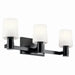 Kichler Canada - Three Light Vanity - Adani - Black- Union Lighting Luminaires Decor
