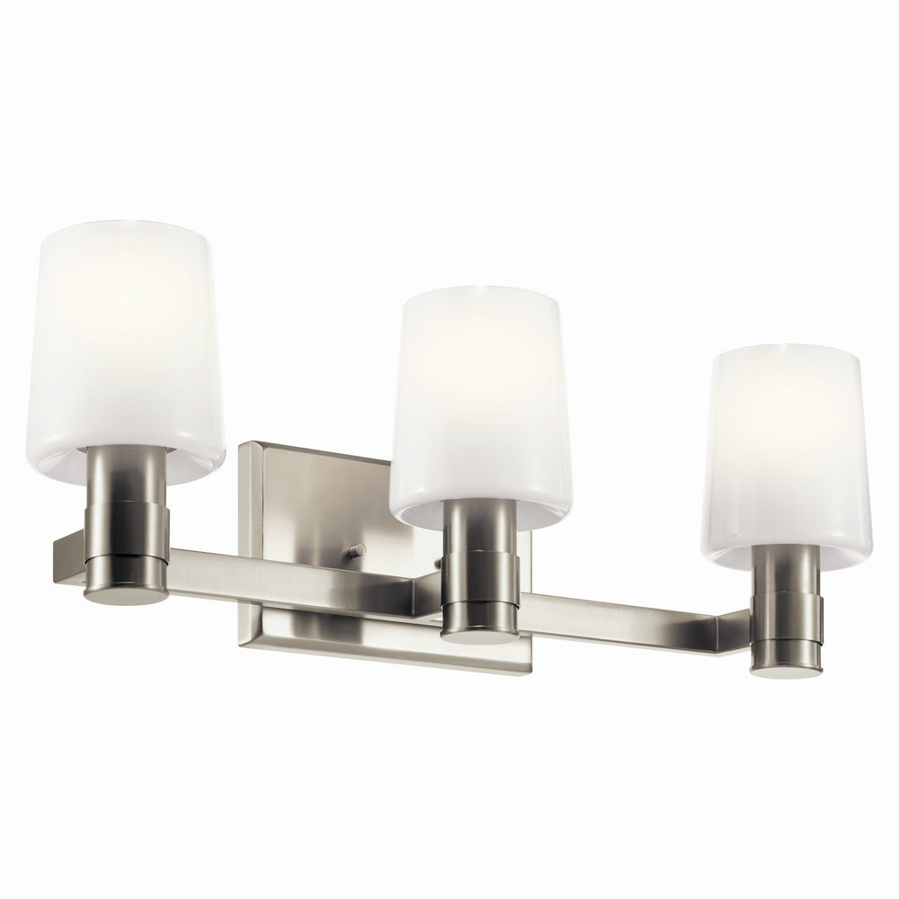 Kichler Canada - Three Light Vanity - Adani - Brushed Nickel- Union Lighting Luminaires Decor