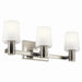 Kichler Canada - Three Light Vanity - Adani - Brushed Nickel- Union Lighting Luminaires Decor