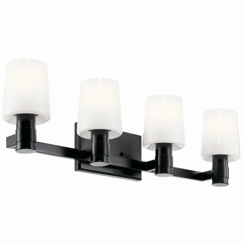 Kichler Canada - Four Light Vanity - Adani - Black- Union Lighting Luminaires Decor