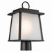 Kichler Canada - One Light Outdoor Post Mount - Noward - Black- Union Lighting Luminaires Decor