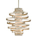 Corbett Lighting Canada - Two Light Pendant - Vertigo - Modern Silver Leaf- Union Lighting Luminaires Decor