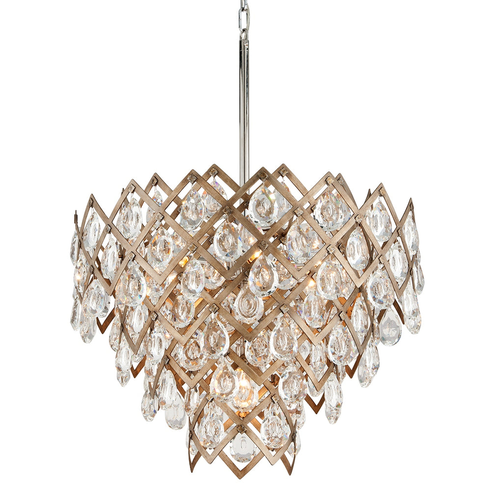 Corbett Lighting Canada - Seven Light Chandelier - Tiara - Vienna Bronze- Union Lighting Luminaires Decor