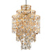 Corbett Lighting Canada - 11 Light Chandelier - Ambrosia - Gold Silver Leaf & Stainless- Union Lighting Luminaires Decor