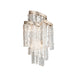 Corbett Lighting Canada - Three Light Wall Sconce - Mont Blanc - Modern Silver Leaf- Union Lighting Luminaires Decor