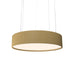 Accord Lighting - LED Pendant - Cylindrical - Organic Gold- Union Lighting Luminaires Decor