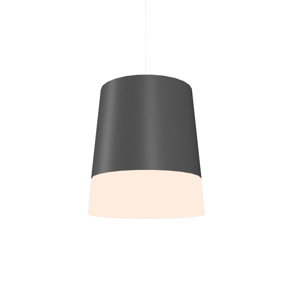 Accord Lighting - One Light Pendant - Conical - Organic Grey- Union Lighting Luminaires Decor