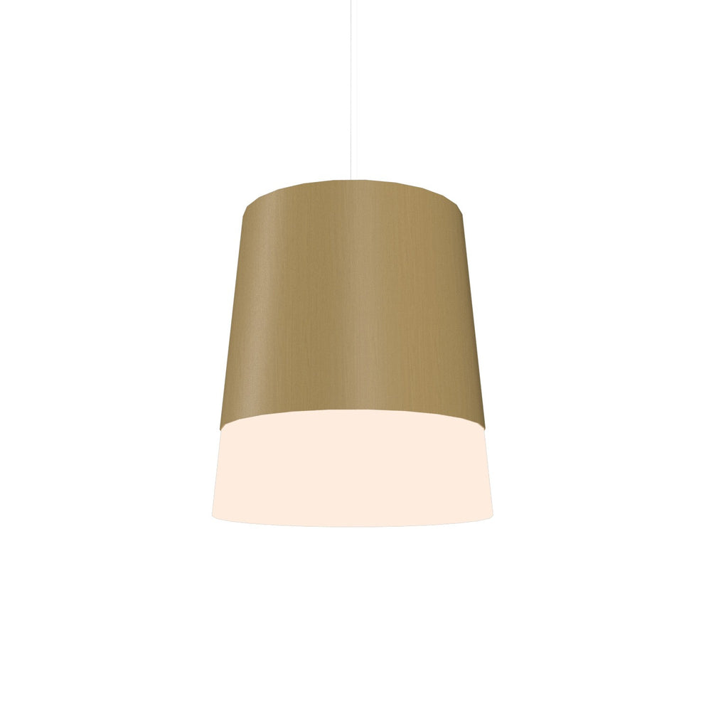 Accord Lighting - LED Pendant - Conical - Organic Gold- Union Lighting Luminaires Decor