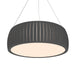Accord Lighting - LED Pendant - Barrel - Organic Grey- Union Lighting Luminaires Decor