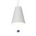 Accord Lighting - One Light Pendant - Conical - Organic White- Union Lighting Luminaires Decor