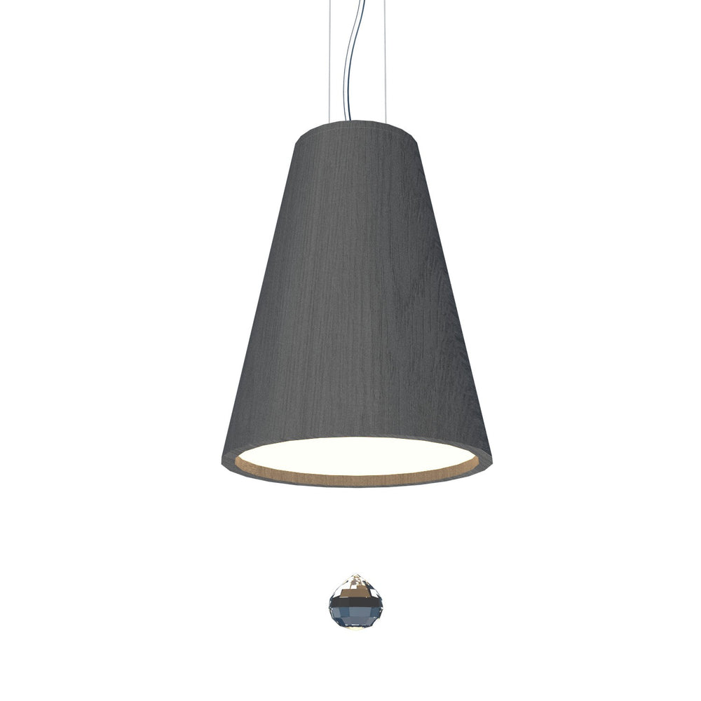 Accord Lighting - One Light Pendant - Conical - Organic Grey- Union Lighting Luminaires Decor