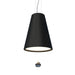 Accord Lighting - LED Pendant - Conical - Charcoal- Union Lighting Luminaires Decor