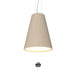 Accord Lighting - LED Pendant - Conical - Organic Cappuccino- Union Lighting Luminaires Decor