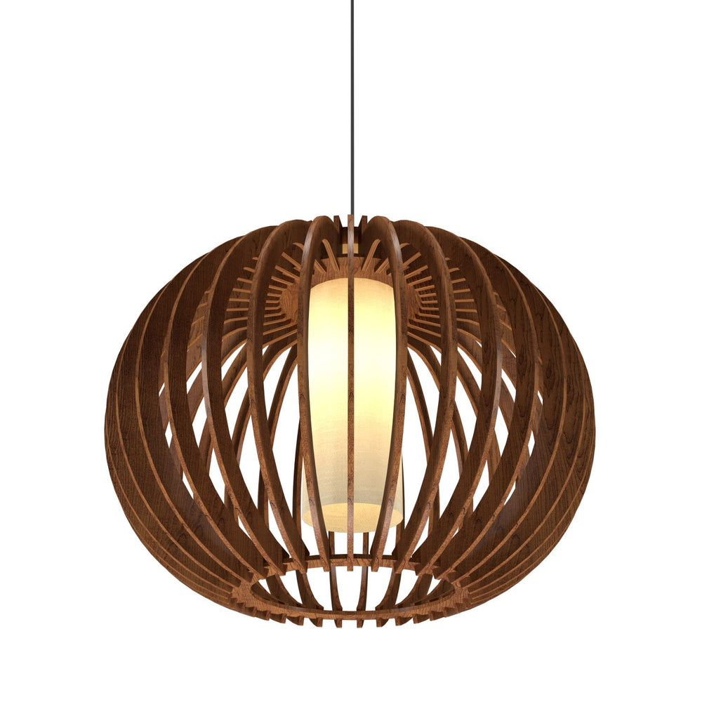 Accord Lighting - One Light Pendant - Stecche di Legno - Imbuia- Union Lighting Luminaires Decor