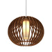 Accord Lighting - One Light Pendant - Stecche di Legno - Imbuia- Union Lighting Luminaires Decor
