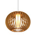 Accord Lighting - One Light Pendant - Stecche di Legno - Teak- Union Lighting Luminaires Decor