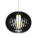 Accord Lighting - One Light Pendant - Stecche di Legno - Charcoal- Union Lighting Luminaires Decor