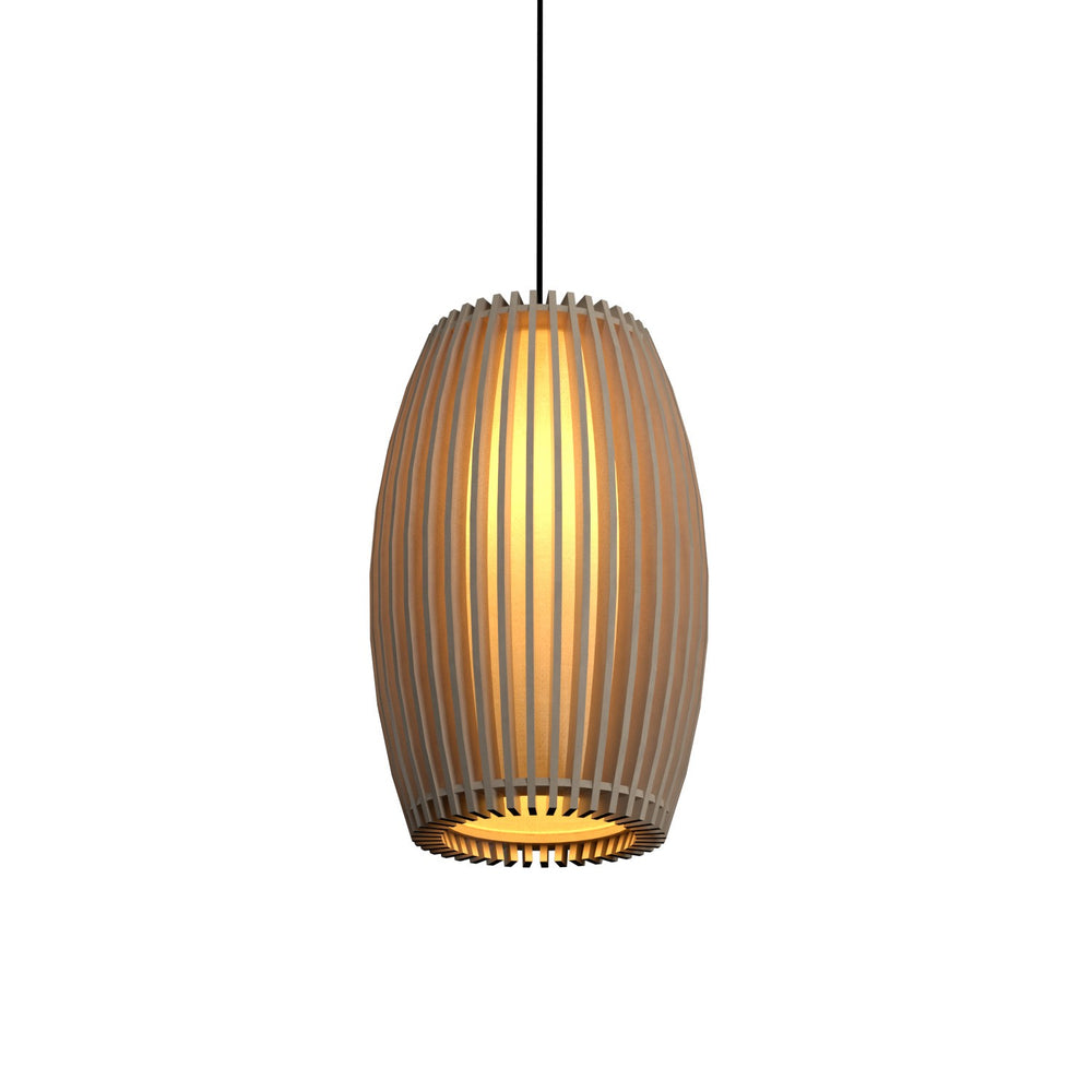 Accord Lighting - Three Light Pendant - Stecche di Legno - Organic Cappuccino- Union Lighting Luminaires Decor