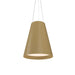 Accord Lighting - LED Pendant - Conical - Organic Gold- Union Lighting Luminaires Decor