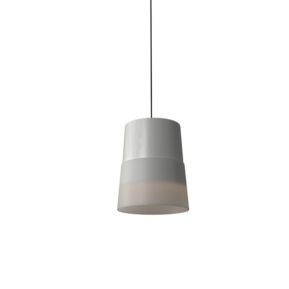 Accord Lighting - One Light Pendant - Conical - Organic White- Union Lighting Luminaires Decor