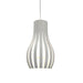 Accord Lighting - One Light Pendant - Barrel - Organic White- Union Lighting Luminaires Decor