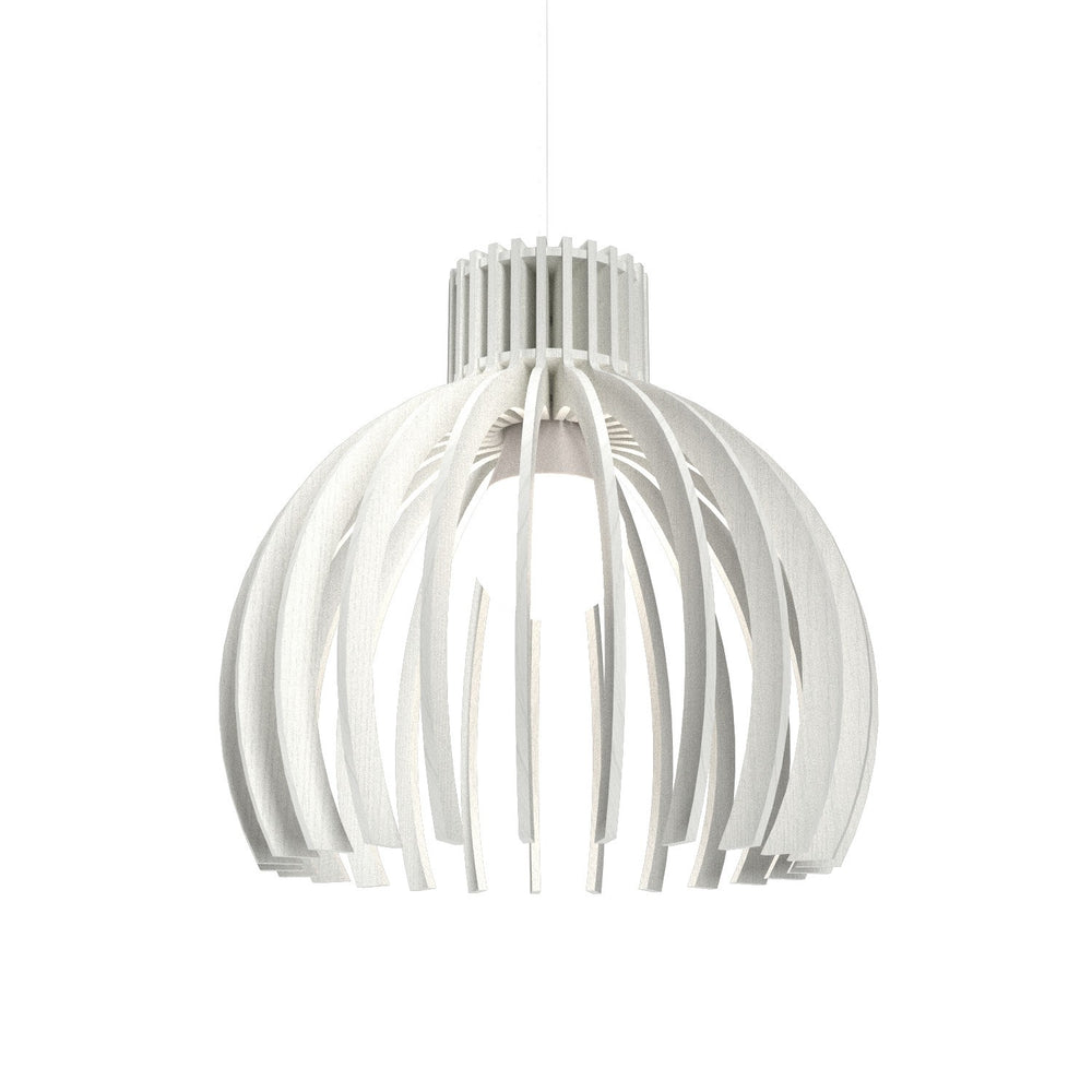 Accord Lighting - One Light Pendant - Stecche di Legno - Organic White- Union Lighting Luminaires Decor