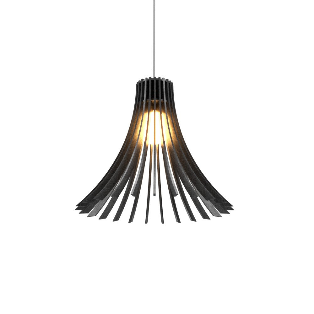 Accord Lighting - One Light Pendant - Stecche di Legno - Organic Grey- Union Lighting Luminaires Decor
