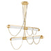 Corbett Lighting Canada - LED Chandelier - Lariat - Vintage Brass- Union Lighting Luminaires Decor