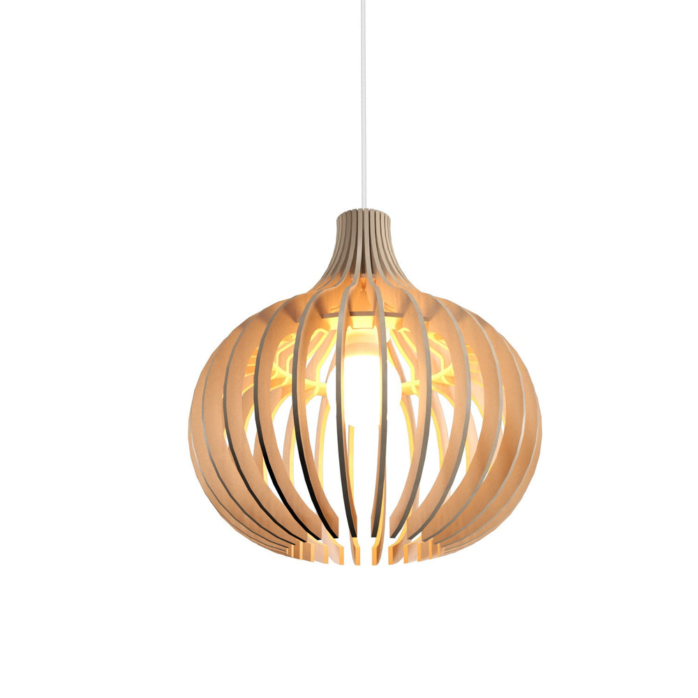 Accord Lighting - One Light Pendant - Stecche di Legno - Organic Cappuccino- Union Lighting Luminaires Decor